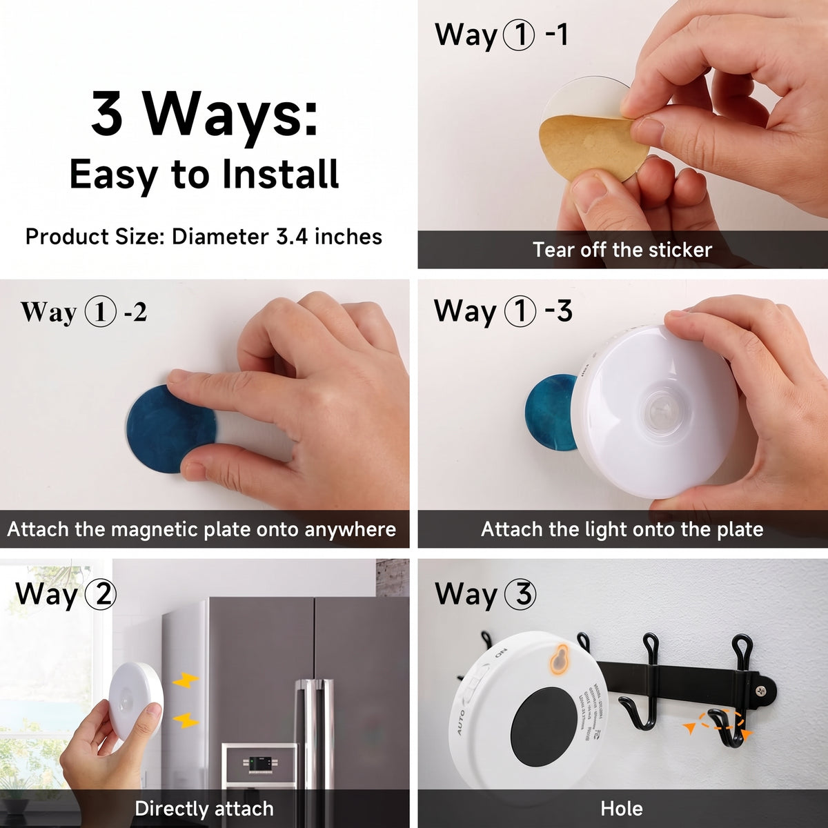 Luz Led Con Sensor De Movimiento